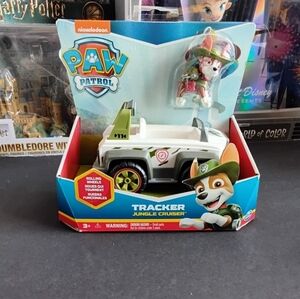 Paw Patrol  Tracker with Jungle Cruiser. Brand New.